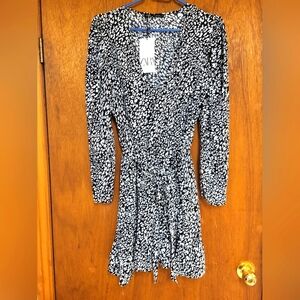 Zara ladies belted dress XL